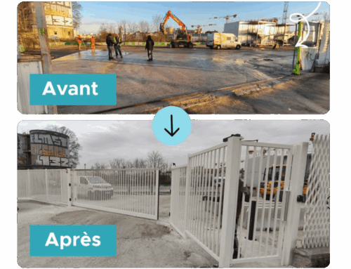 Portail coulissant, portillon et clôtures pour sécuriser un accès parking